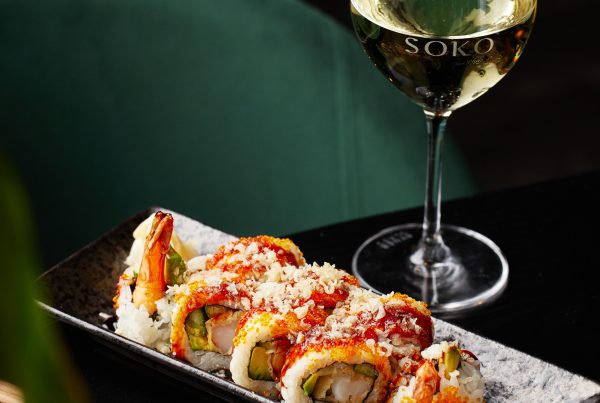 Sushi & Glass og Wine